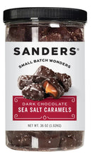 Sanders Dark Chocolate Sea Salt Caramels - 36 ounces (2.25 pounds)