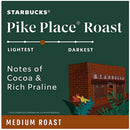 Starbucks Pike Place Medium Roast Ground Coffee (40 Ounce)