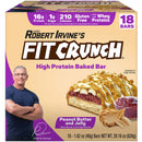 Fit Crunch Whey Protein Bar, Peanut Butter and Jelly, 1.62 oz, 18 ct