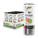 CELSIUS Functional Essential Energy Drink 12 Fl Oz Sparkling Kiwi Guava (Pack of 12)