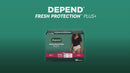Depend Fresh Protection Advanced Incontinence Underwear for Women, All Sizes