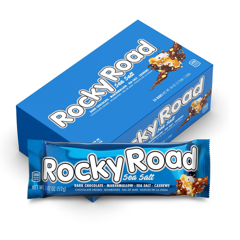 Annabelle's Rocky Road Dark Chocolate w/Sea Salt Candy Bar, 1.8-Ounce Bars (Pack of 24)