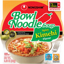 Nongshim Bowl Noodle Soup, Spicy Kimchi, 3.03 Ounce (Pack of 18)