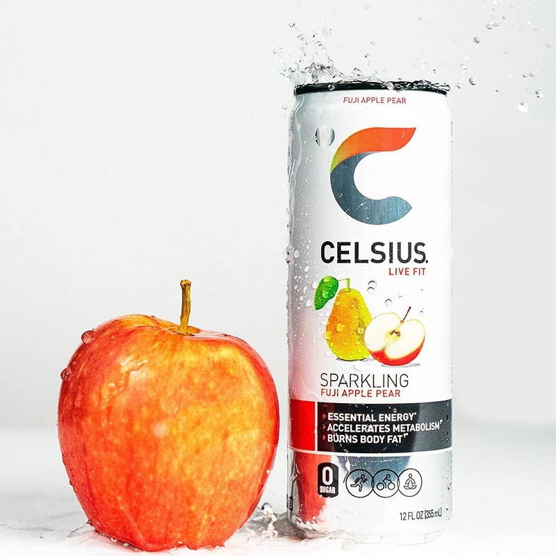 CELSIUS Functional Essential Energy Drink 12 Fl Oz (Pack of 12)