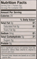 Sugar Packets, Raw Sugar, 0.18 oz Packets, 500 per Carton