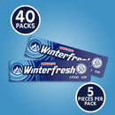 WRIGLEY'S WINTERFRESH Chewing Gum Bulk Pack, 5 Sticks Per Pack (Pack of 40)