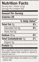 Sugar in the Raw / Raw Sugar Natural Cane Turbinado,500 Count,Pack of 1
