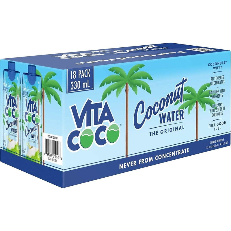 Vita Coco Coconut Water, Original, 11.1 Fl Oz, 18 Count