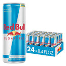 Red Bull Energy Drink, Sugar Free, 8.4 Fl Oz (Pack of 24)