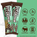 Fit Crunch Snack Size Protein Bars,3g of Sugar & Soft Cake Core (18 Bars, Mint Chocolate Chip)