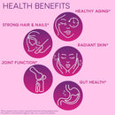 Zena Liquid Collagen + Biotin, 2500mg of Bioactive Collagen Peptides and 5000mcg Biotin, Verisol Formula, Hair, Skin, Nail and Joint Support, Grass-Fed, Non-GMO, Mixed Berry Flavor, 90 Servings