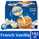 International Delight Liquid Coffee Creamer Singles, Non-Dairy, French Vanilla, 0.44 fl oz, 192 ct