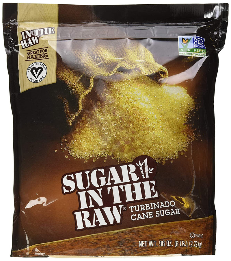 Sugar in the Raw Cane Sugar, 6 Pound (Pack of 2)