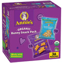 Annie's Organic Birthday Cake Bunny Grahams and Cheddar Bunnies Snack Pack 36 Count, 36 oz