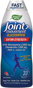 Wellesse Joint Movement Glucosamine With Chondroitin & Msm GreatItems, Liquid,Tablet, 2Pack (33.8 fl oz )
