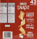Cheeze-It Snap'd Cheesy Baked Snacks Multipack 42Count 0.75 Oz Net Wt 31.5 Oz