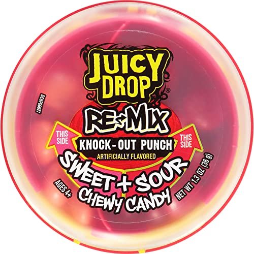 Juicy Drop Sweet & Sour Candy in Assorted Fruity Flavors