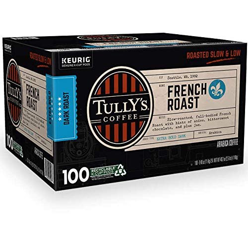 Tully's French Roast K-Cup Pods (0.4 oz. ea., 100 ct.)