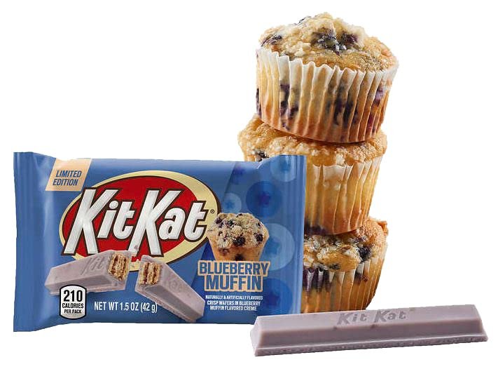 KIT-KAT BLUEBERRY MUFFIN LIMITED EDITION CANDY BAR 1.5 oz / Case of 24