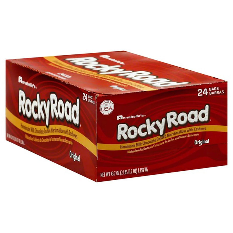 Annabelle's Rocky Road Candy Bar, 1.8-Ounce Bars (Pack of 24)