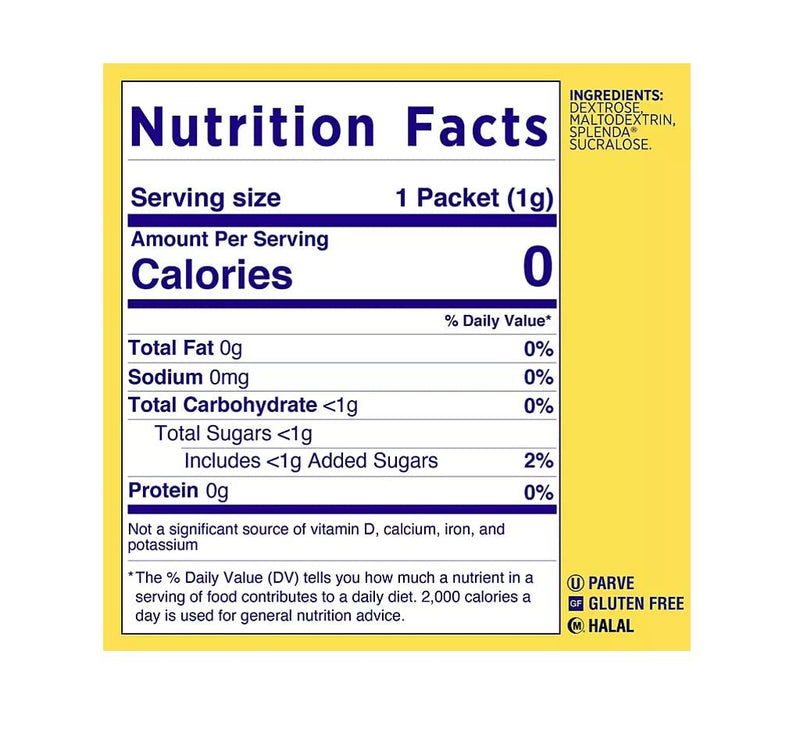 SPLENDA Zero Calorie Sweetener Packets (1,000 ct.)