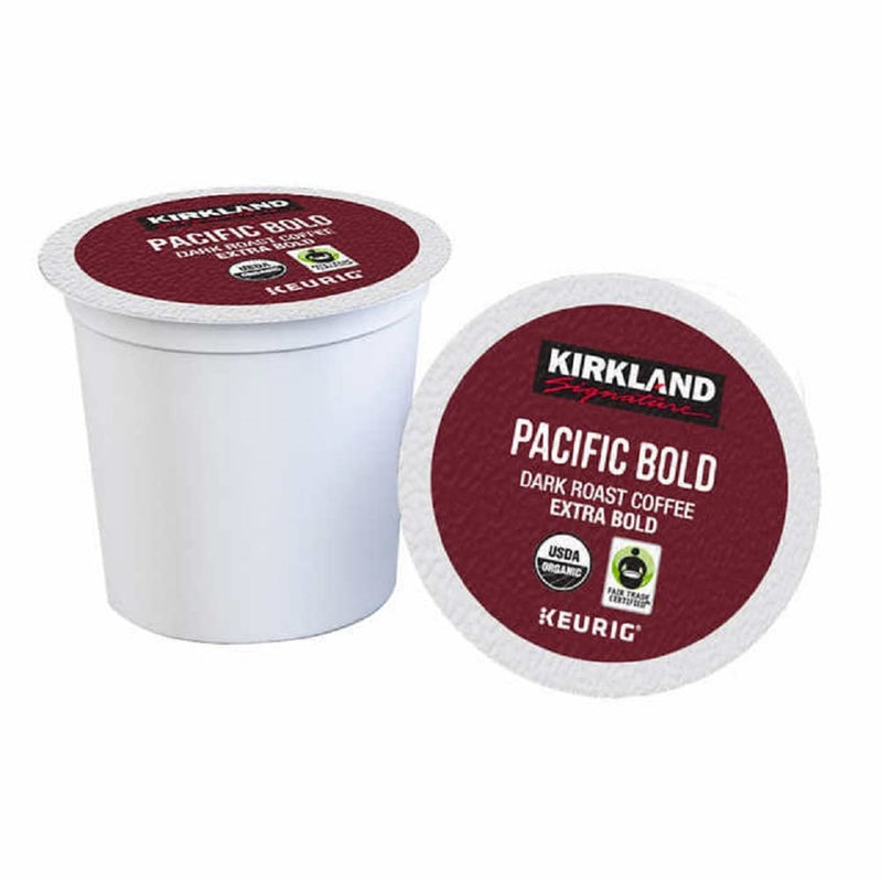 Kirkland Signature Pacific Bold Coffee, Dark, 120 K-Cup Pods