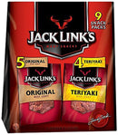 Jack Link’s Beef Jerky Variety Bag Original, Teriyaki 9ct 1.25oz Single-serve Bags