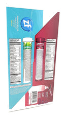 Zipfizz Healthy Energy Drink Mix, Hydration with B12 and Multi Vitamins,Split Box Pina Colada & Black Cherry Limited Edition 30 Tubes (330 g)