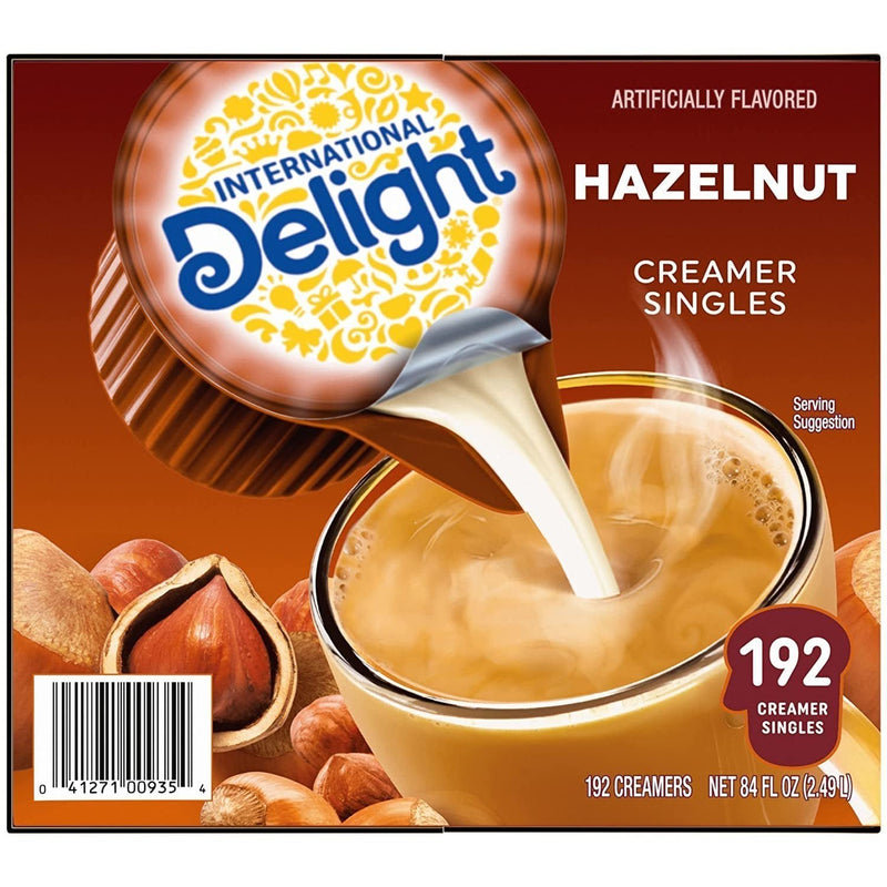International Delight Hazelnut Liquid Creamer Singles