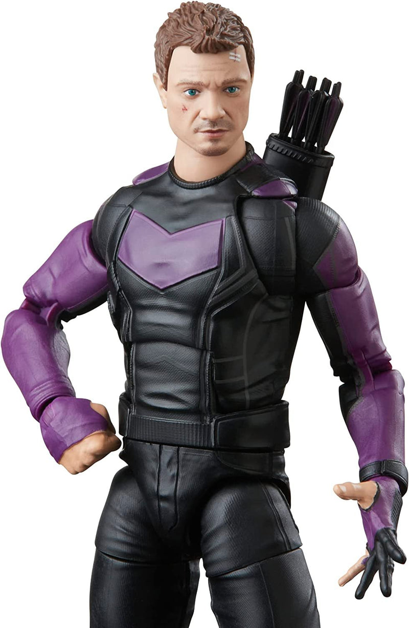 Marvel Legends Series MCU Disney Plus Marvel’s Hawkeye Action Figure 6-inch Collectible Toy, 4 Accessories and 1 Build-A-Figure Part