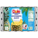 Dole 100% Pineapple Juice, 100% Fruit Juice with Added Vitamin C, 8.4 Fl Oz Cans, 24 Total Cans