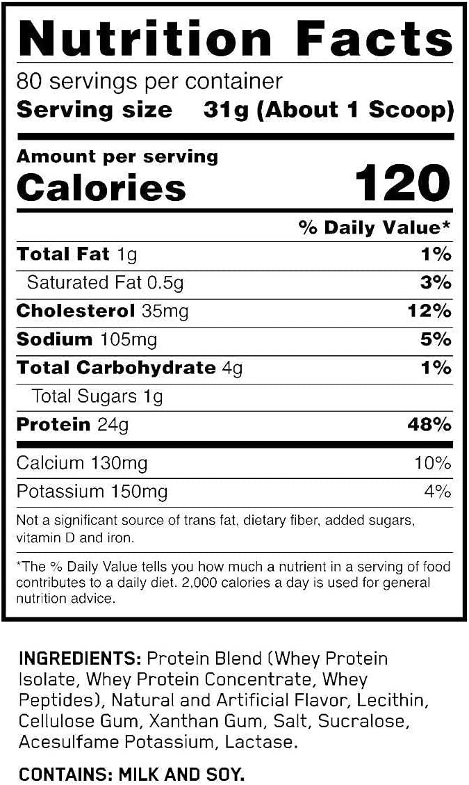 Optimum Nutrition Gold Standard 100% Whey Protein Vanilla Flavor 5.46 lb