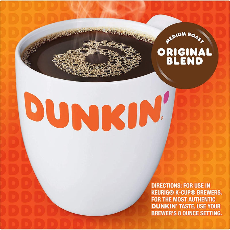 Dunkin' Original Blend, Medium Roast Coffee K Cups - 72 Count