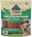 Blue Buffalo Top Chews Pork & Chicken Sausage Recipe Dog Treat