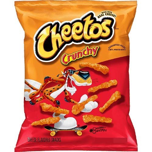 Cheetos Hot Crunchy Cheese Snacks, 2 Ounce - 64 per pack -- 1 each.