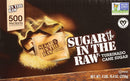 Sugar Packets, Raw Sugar, 0.18 oz Packets, 500 per Carton