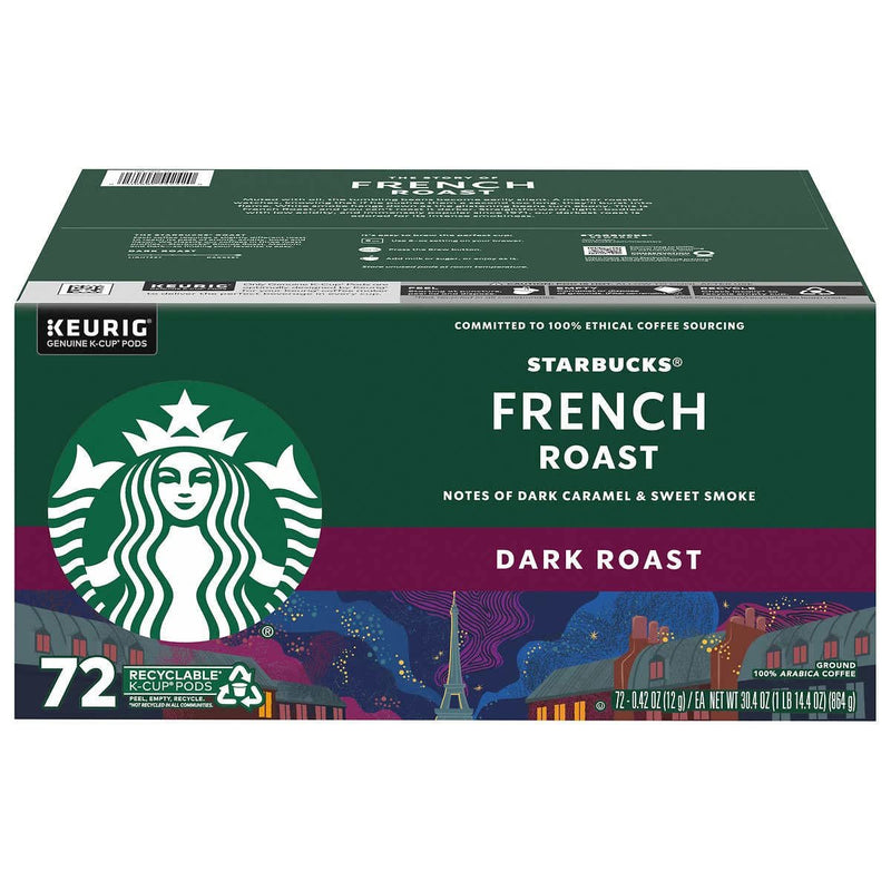 Starbucks Premium Dark French Roast K-Cup, 72-count