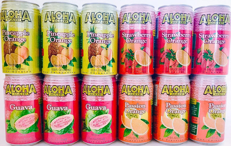 Aloha Maid Juice 11.5-Ounce (Pack of 24)