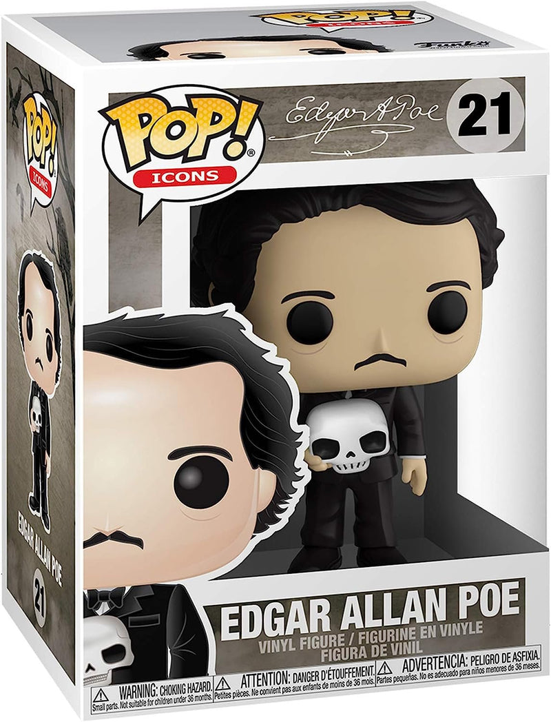 Funko Pop! Icons: Edgar Allan Poe w/Skull