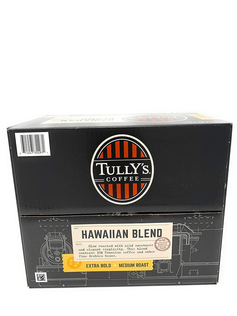 Tully's Coffee Hawaiian Blend K-Cup for Keurig Brewers (Pack of 100)