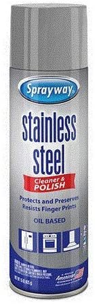SW148R Water-Based Stainless Steel Cleaner, 15 oz.