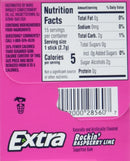Extra Rockin' Raspberry Lime Sugar-Free Gum, 15 Count (Pack of 10)