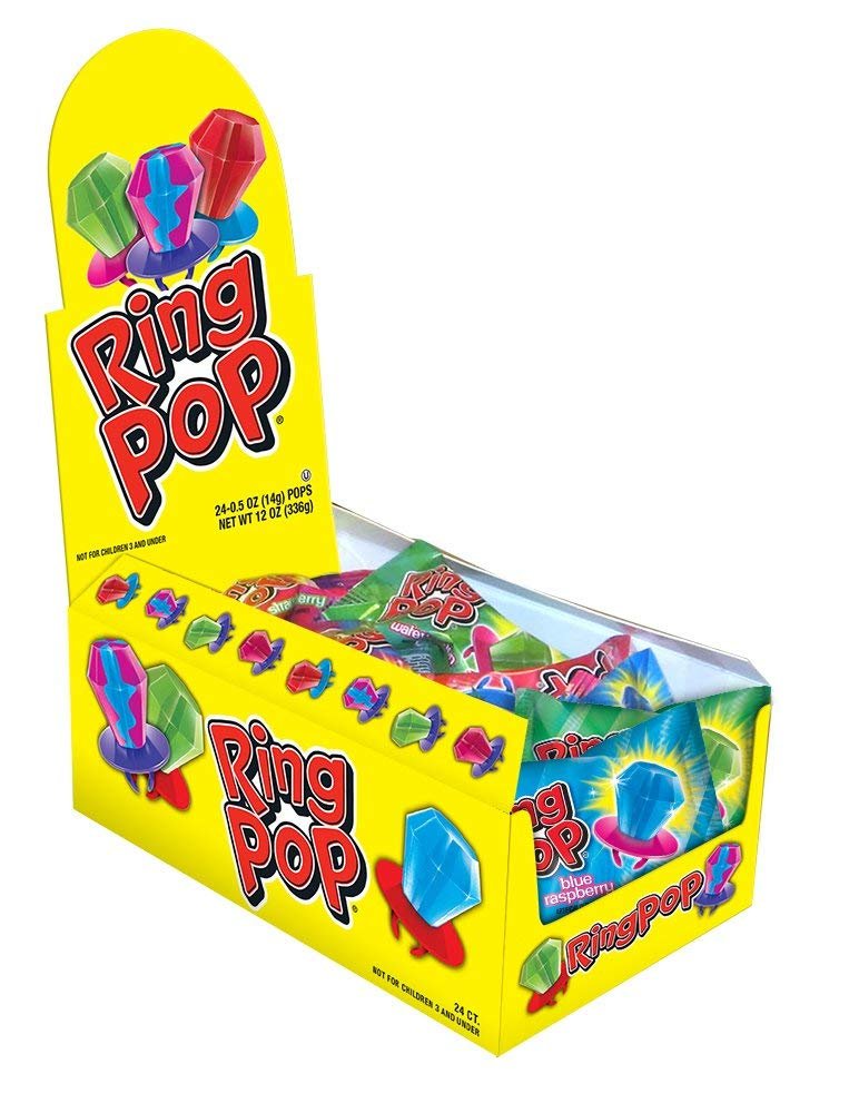 Ring Pop Individually Wrapped Bulk Lollipop Variety Party Pack