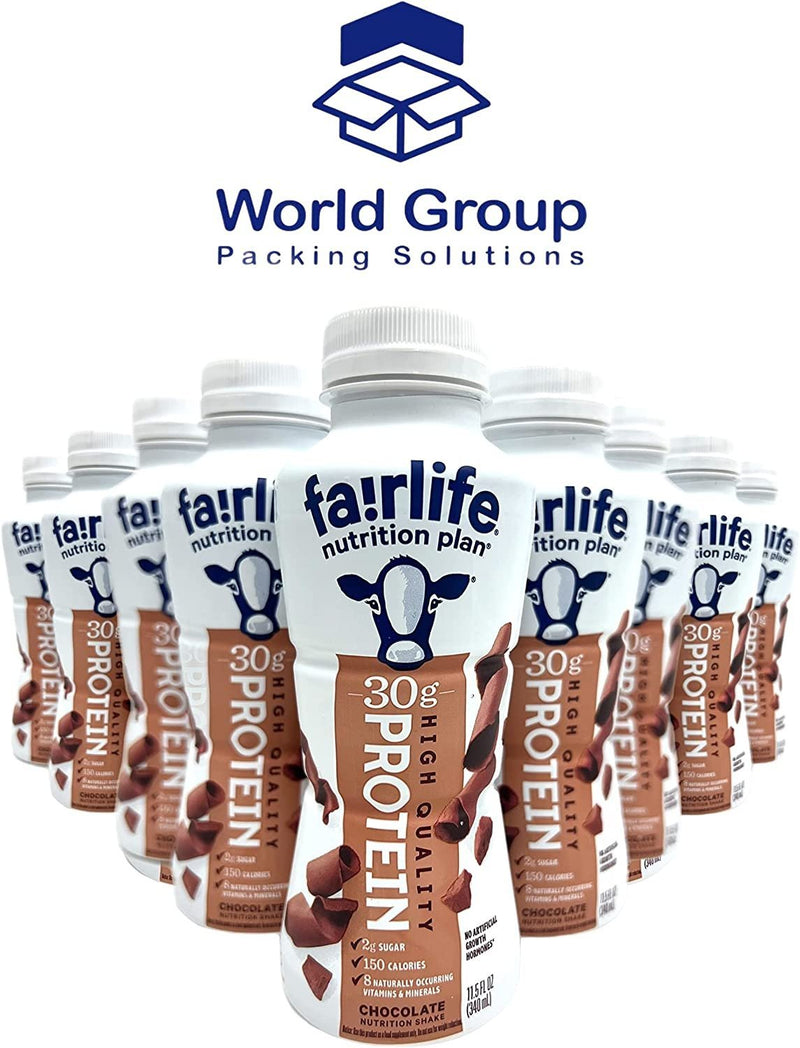 Fairlife Nutrition Plan High Protein Chocolate Shake, 18 pk. World Group Packing Solutions