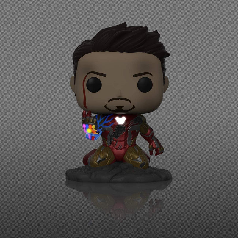 Funko Pop! Avengers Endgame: I Am Iron Man Glow-in-The-Dark Deluxe Vinyl Figure, Multicolored