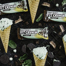 Fit Crunch Snack Size Protein Bars,3g of Sugar & Soft Cake Core (18 Bars, Mint Chocolate Chip)