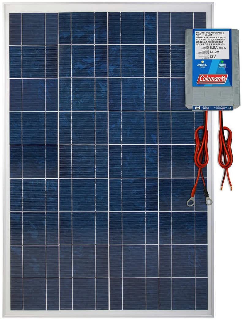 Coleman 100W Solar Panel With 8.5 AMP Charge Controller