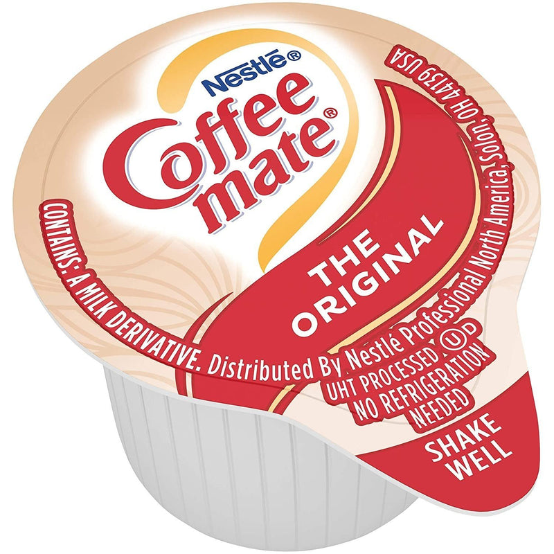 Nestle Coffee mate Coffee Creamer, Original, Liquid Creamer Singles, Non Dairy, No Refrigeration, Box of 180 Singles