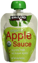 Kirkland Signature Organic Applesauce, 3.17 Ounce (24-Count)