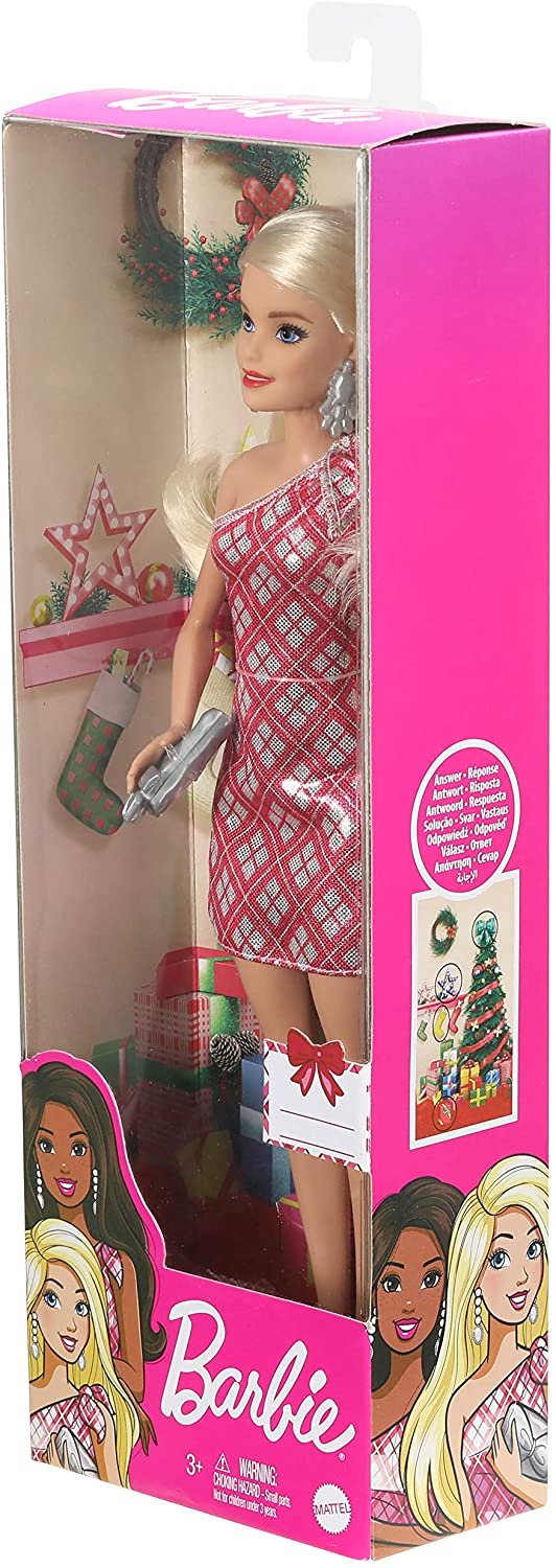 Mattel GJB74 Holiday Barbie Doll, 3 Years Old and Above